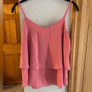 Pink Flowy Tank